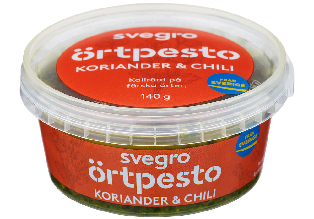 Örtpesto Produktbild Koriander Chili