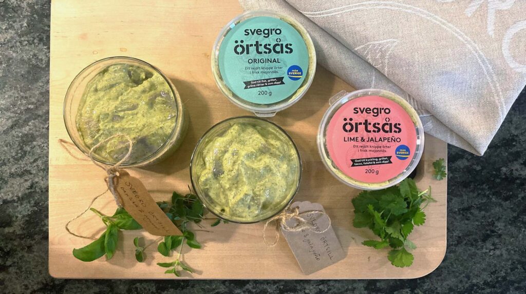 5 minuters sill med Svegro Örtpesto